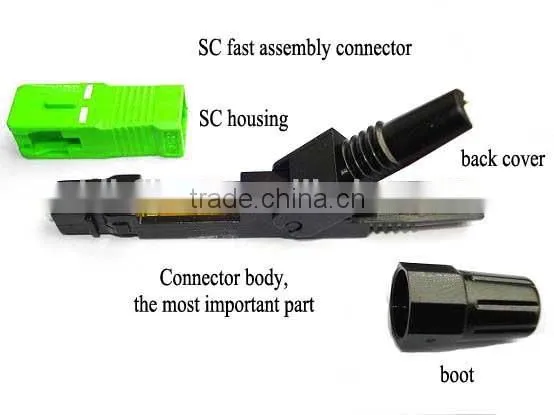 SC/PC Type A Singlemode Straight-through Field Assembly Connector Fast/Quick Connector photo-5