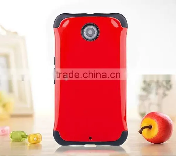 High Quality TPU+PC 11 Colors Custom Back Case Cover for Nexus 6, for Google Nexus 6 Cellphone Case photo-3