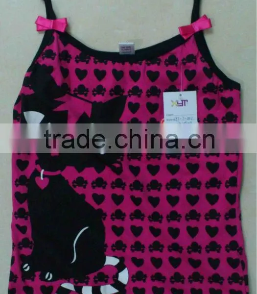 2014 Cotton Beauty Cute Fashion Girls T-shirt,tops