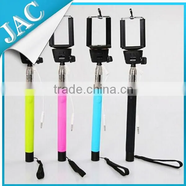 Monopod Audio Cable Wired Selfie Stick Handheld Stick Cable Wired Selfie Monopod photo-4