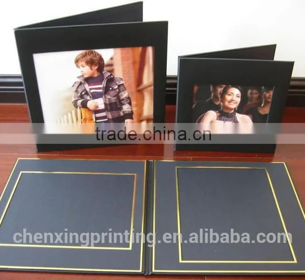 4x6 Vertical Photo Card Frame Baby Wedding Graduation Folding Silver Paper Photo Frame photo-5