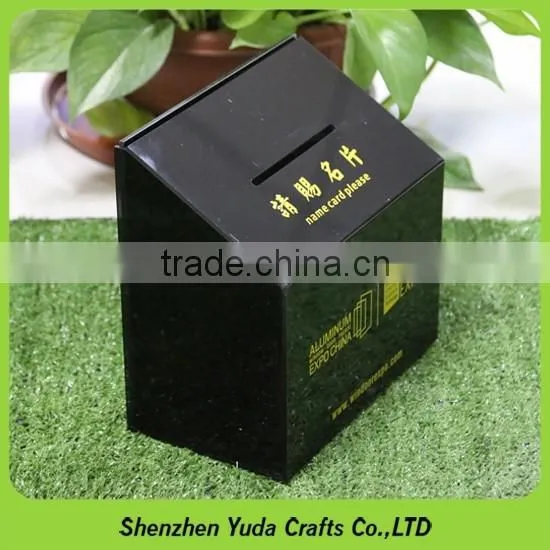 Customized Hot Sale Clear Acrylic Donation Box With Locks Cheap High Quality photo-5