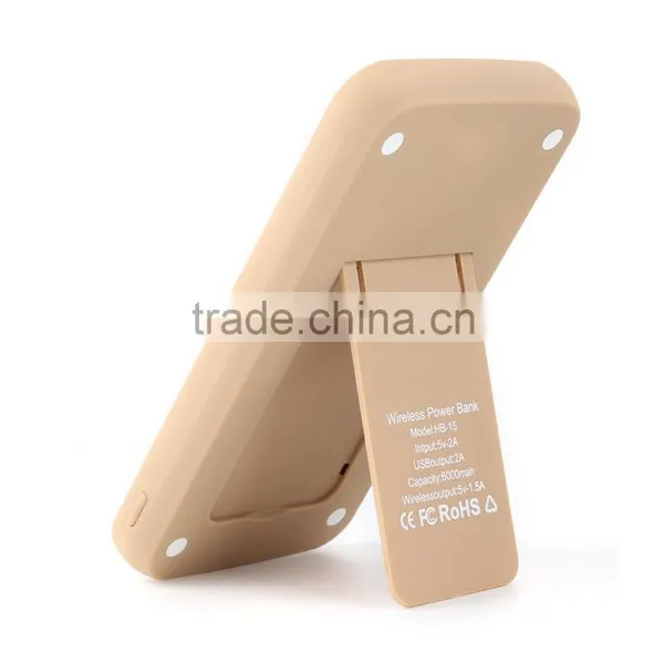 6000MAH Promotional Gifts Wireless Charger Power Bank for Mobile photo-5