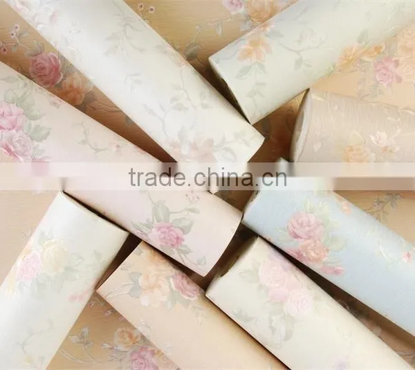 Korea Wallpaper With Small Flower for Household Usage photo-5