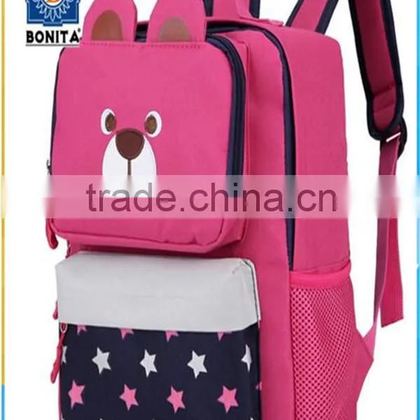 Cartoon Bears Children Primary School Backpack Bags for Girls Students photo-2