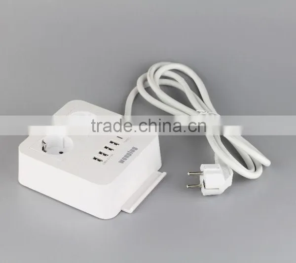 New Arrival CE VDE Approved 2 Schuko Type Charging Outlets With Phone Holder Suitable for Home/office photo-2