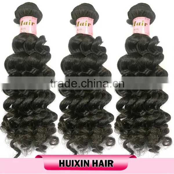 Top Remy Hair, Virgin Eurasian Deep Wave Hair Human Hair Weaving photo-4