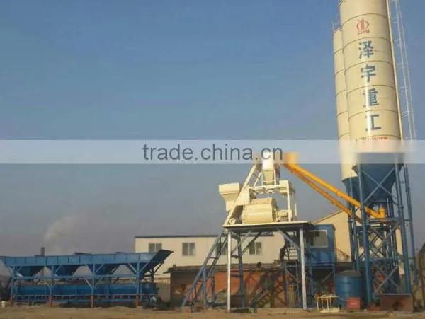 Computer-controled Construction Equipment Concrete Mixing Station HLS 90 photo-6