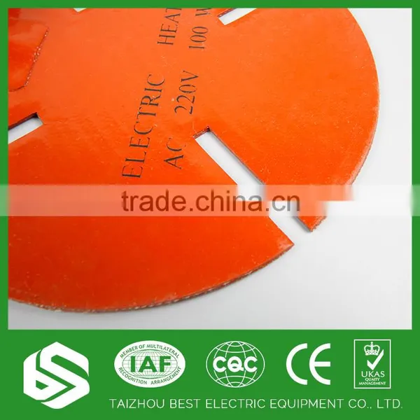 Factory Direct Sale 24v High Quality Round Silicone Rubber Heater photo-3