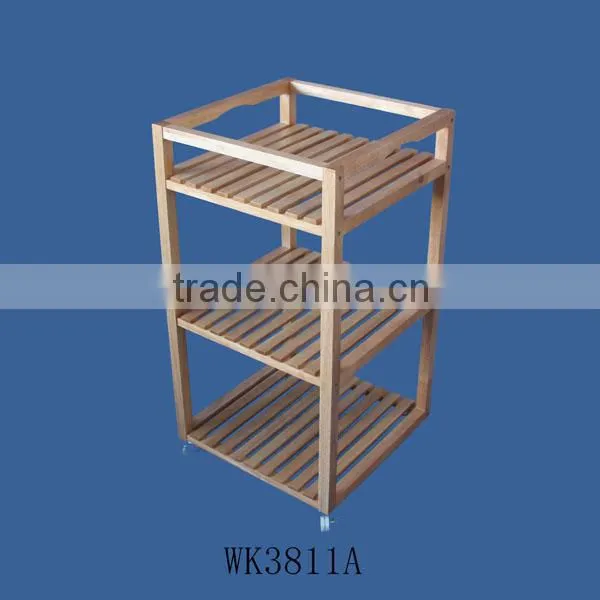 Simple Design Wooden Trolley