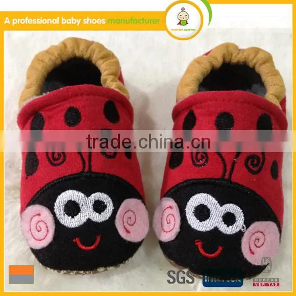 Top Selling Lovely Animal Pattern Soft Sole Wholesale Baby Leather Shoes photo-5