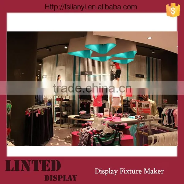 Modern Clothing Display Gondola