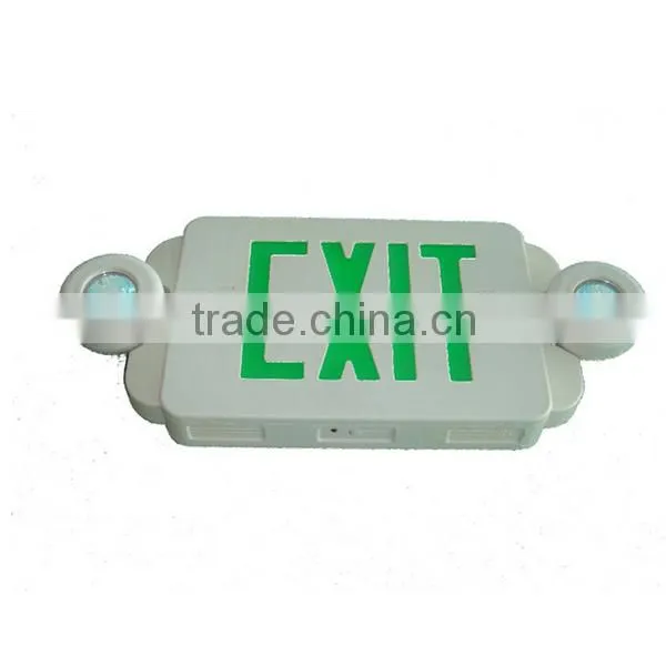 Exit and Safety Sign Emergency Green Light 2*5W