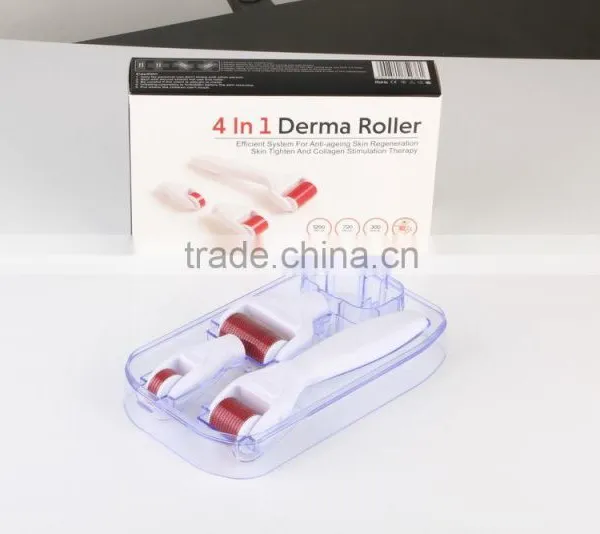New & Hot Products! Meso Roller 1200+720+300 Pins Microneedle 4 in 1 Derma Roller photo-5
