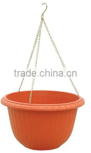 hanging plastic flower pot garden flower pot balcony flower pot