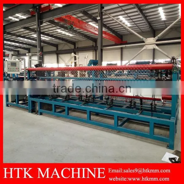 High Speed Full Automatic Diamond Wire Mesh Machine/Chain Link Fencing Machine photo-2