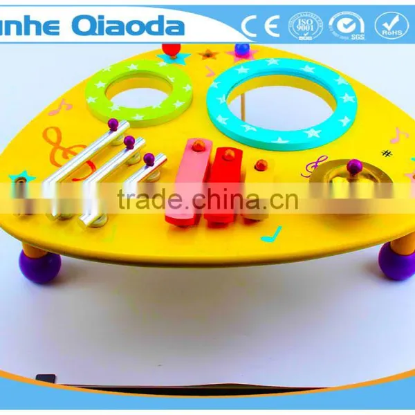 Wooden Musical Toys Percussion Instruments Two Drum Table Xylophone Drum Symbol Noisy /educational Wooden Toy/ photo-5