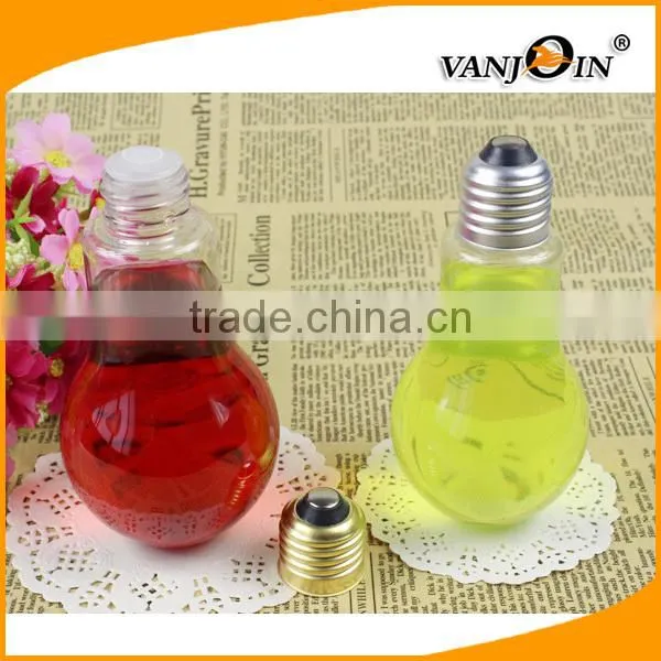 Screw Cap Lamp Bulb Shaped Plastic Juice Bottles photo-2