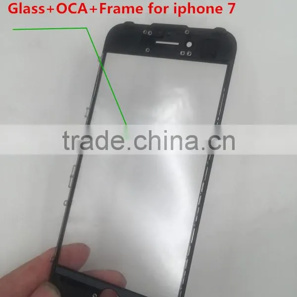LCD Repair Parts Cold Press Frame for Iphone 7 With Front Glass OCA Optical Adhesive Tape Film photo-3