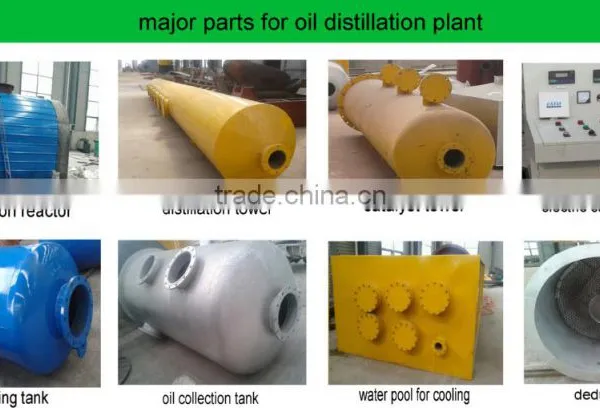Non-pullution 30T/day Waste Engine Oil Pyrolysis Plant to Get New Oil photo-4