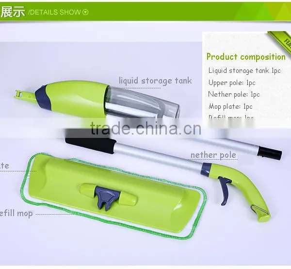 Microfiber Spray Mop Professional Floor Cleaning Wet Dust Kit for House, Kitchen, Hardwood photo-4