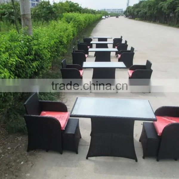 Wholesale Patio Rattan Furniture Leisure Outdoor Wicker Coffee Table and Chair photo-5