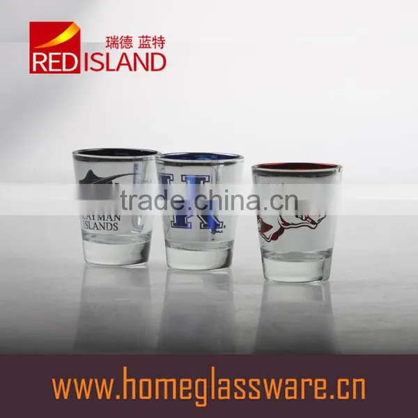 50ml Shot Glass Frosted Cup With Customized Decal Printing photo-4