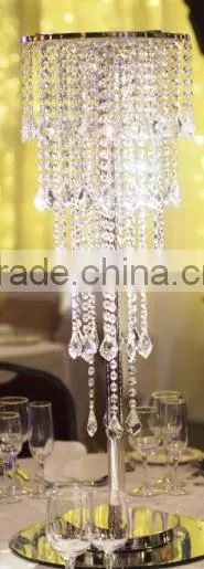 Wedding Table Crystal Chandelier Centerpiece Wedding Decor photo-3