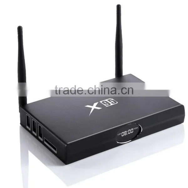 2016 Roofull Metal Housing Google Android5.1 TV Box X95 With Amlogic S905 Quad Core Smart TV Box photo-2