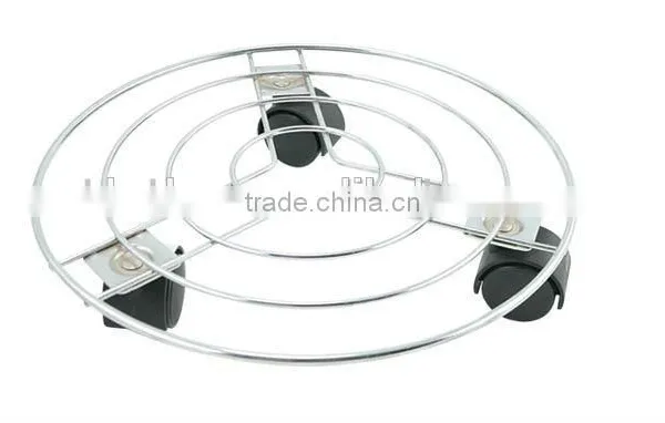 Home Removable Metal Flower Shelf Plant Trolley Wheel Flower Shelf photo-2