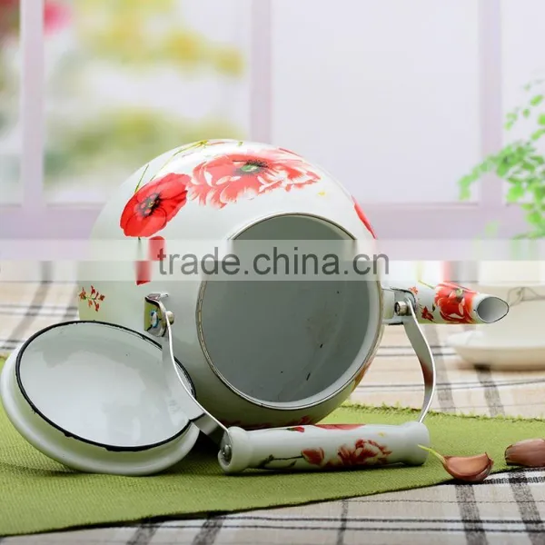 Tea Set 2.5 L Ceramic Teapot With Flower Design TeaPot Wholesale photo-3