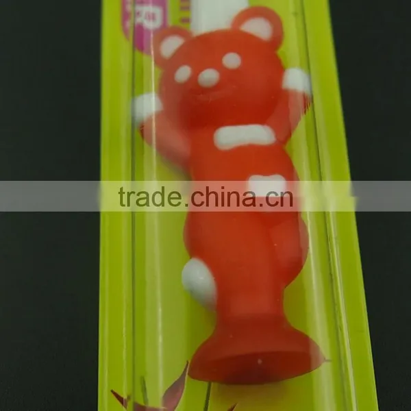 Child Small Head Cheap Nylon Brisltles Rubber pp Handle Toothbrush photo-3
