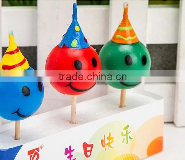 Wholesale Smile Face Birthday Candle for Children Celebration photo-3