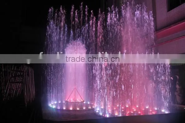 Outdoor Fountains Led Lighting Music Dancing Flower photo-3