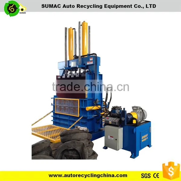 Car Tire Balers Truck Tyre Baler Vertical Baling Press photo-3