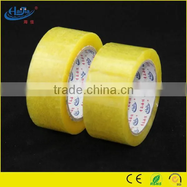 Waterproof Yellowish Bopp Packing Tape/solvent Based Acrylic LT. Yellow Bopp Tape photo-2