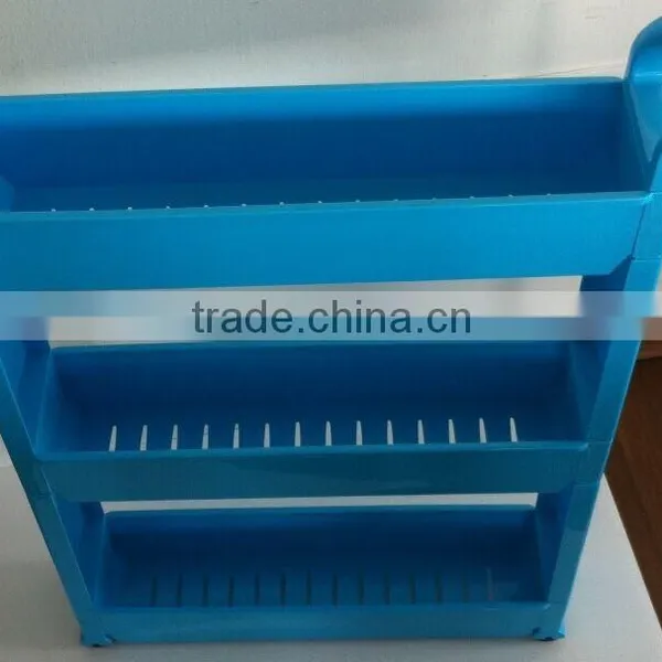 Storage Rack With Wheels Crevice Gap Commodity Shelf