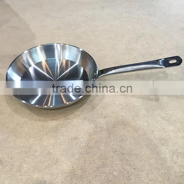 Stamped Fry Pans Tainless Steel Pots Frying Pan Top Products Hot Selling photo-2