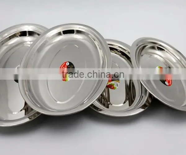 Oval Stainless Steel Plate & Dishes for Sale photo-5