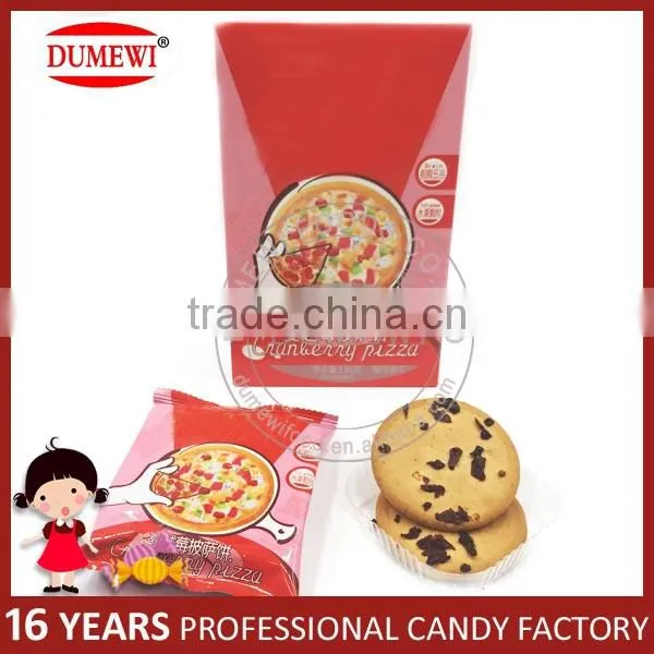 Cranberry/ Blueberry Flavor Pizza Shape HALAL Cookies Biscuits photo-2