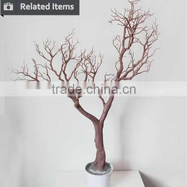 Wedding Artificial Branch Coral Manzanita Tree photo-5