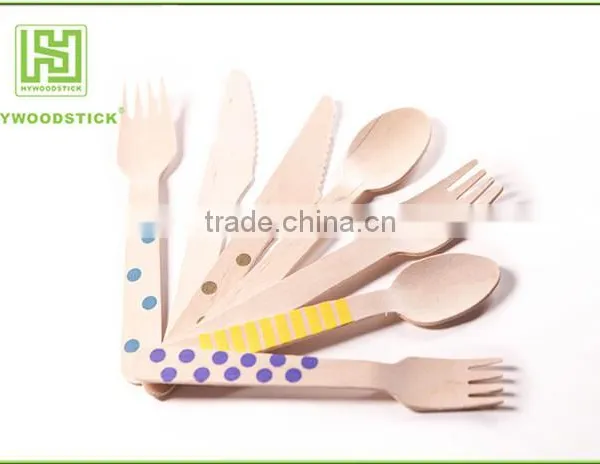 Disposable Wooden Cutlery, Set of 200 Wooden Spoons photo-2