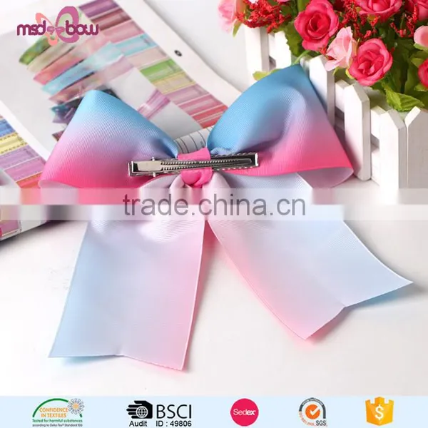 Various Colors Large Butterfly Ribbon Bow Hair Accessories for Women photo-4