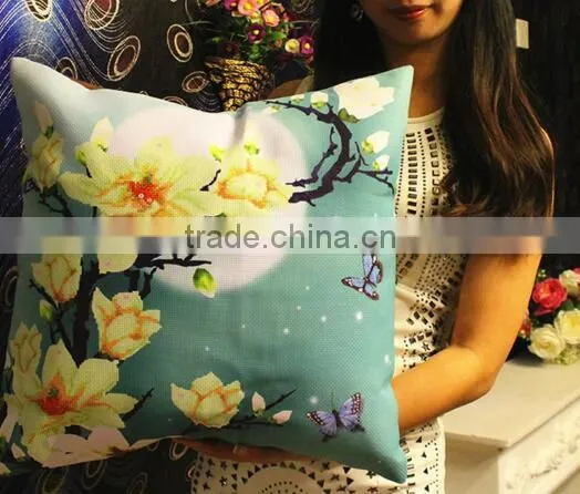5D Printing Embroidery Stitch Pillowcases/pillowslip/pillow Cover Car photo-2