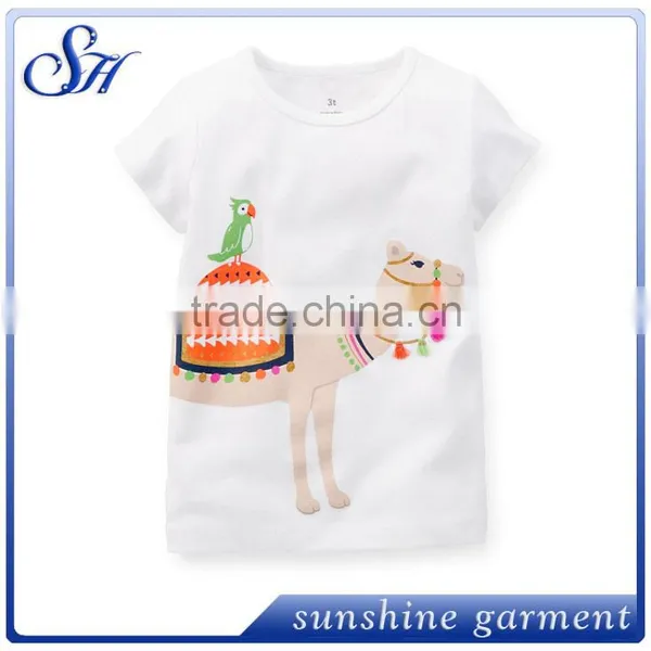100% Cotton Wholesale Yellow Kids T-shirts photo-3