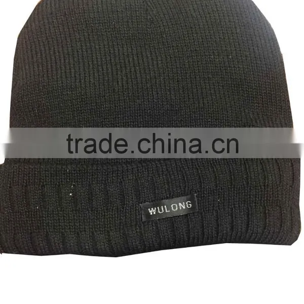Polar Fleece Beanie Hat Pattern Polyester Beanie Hat Cheap Winter Hat photo-5