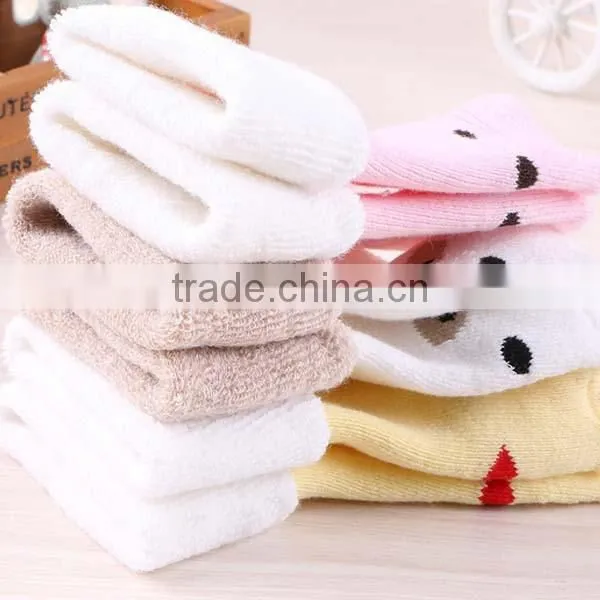 Wholesale Cute Thick Warm Winter Baby Socks New Fashion Design Cheap Ankle Fuzzy Baby Socks photo-3