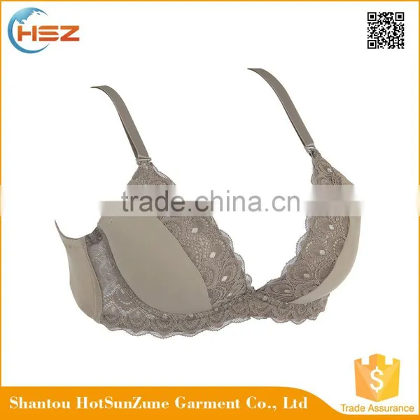 HSZ-58068 Wholesale Hot Sexy Plus Size Women Underwear Bra Design Comfortable Push Up Korean Bra photo-5