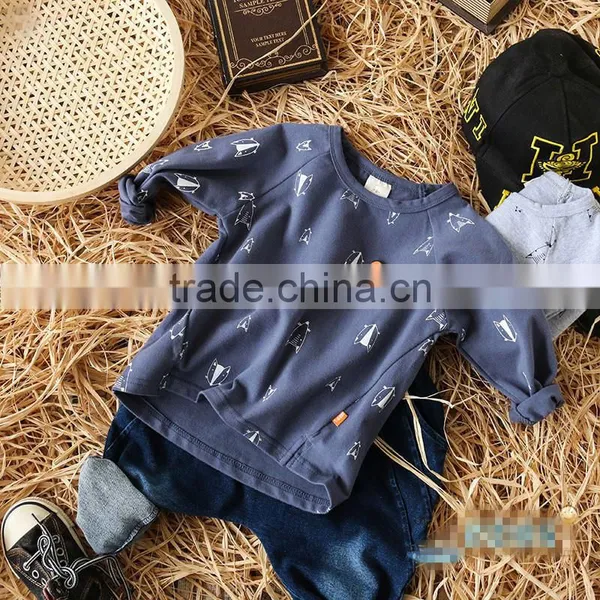 2-7 Years 2017 Wholesale Cotton Autumn Full Sleeves Fox Kids Girls Blouses photo-2