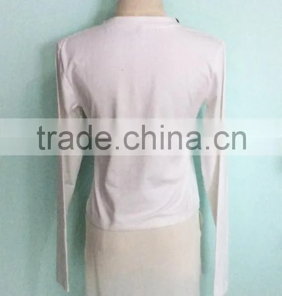 Long Sleeve Blank Women Shirt photo-3